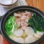 ＊豚バラと長芋とわかめと水菜のお鍋＊シャクっとホクッと美味しい長芋...