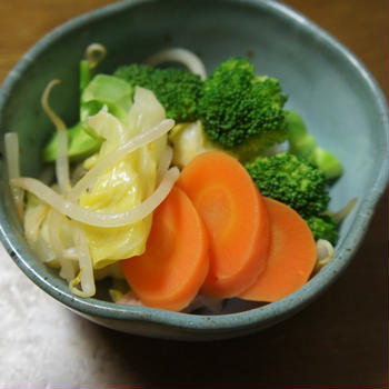 油なしでつくりはじめる野菜炒め