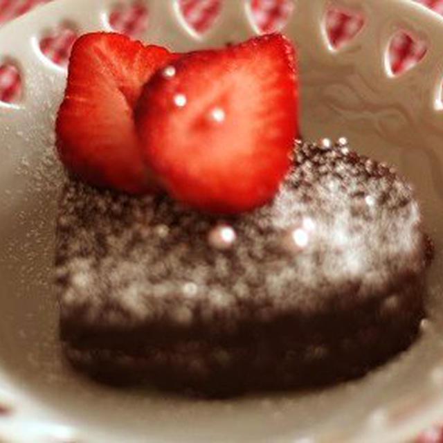 クッキー型で友チョコケーキ By じゅりちゃんさん レシピブログ 料理ブログのレシピ満載