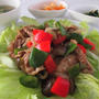 豚肉と夏野菜の五香粉炒め