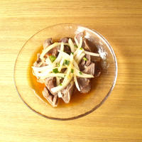 砂肝のポン酢和え　七味風味