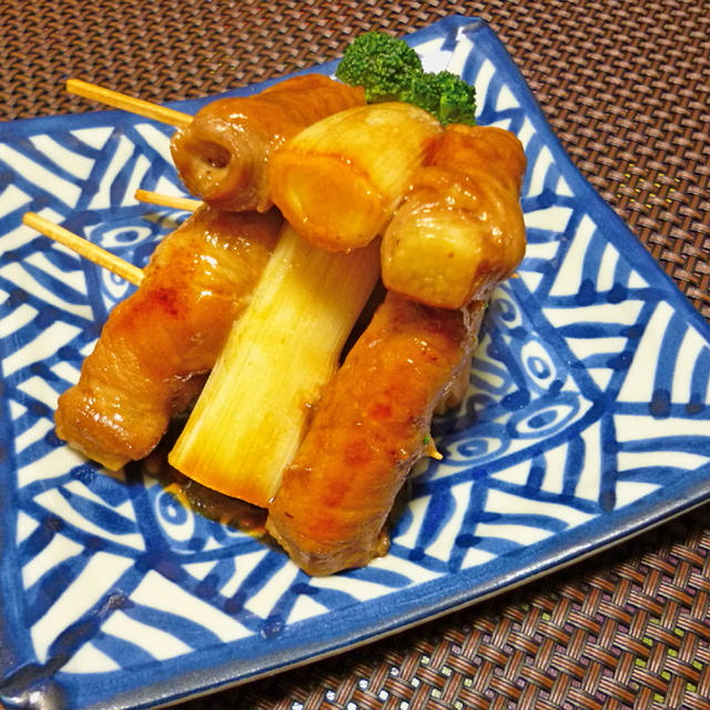 長芋の豚巻き串