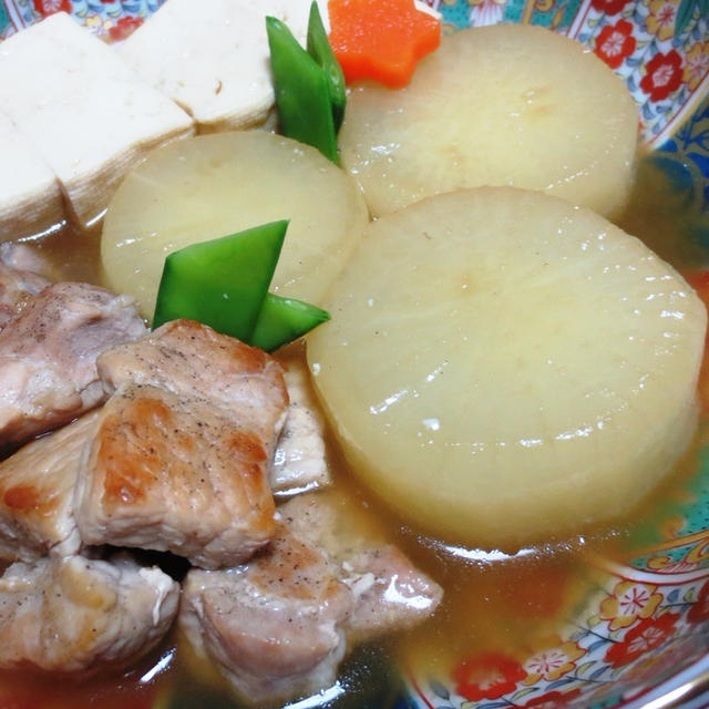 豚大根と豆腐の炊いたん【ほっこり♪】