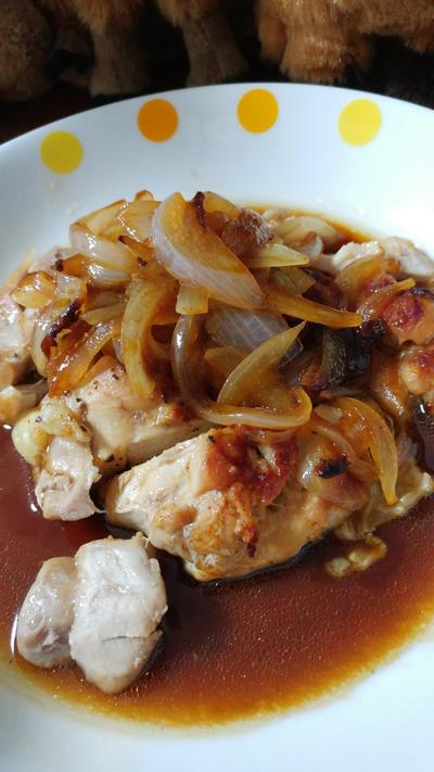 鶏肉と玉ねぎのトロトロ炒め