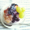 ぶどうのフルーツソース（ジャム）と、かき氷 by outra_praiaさん