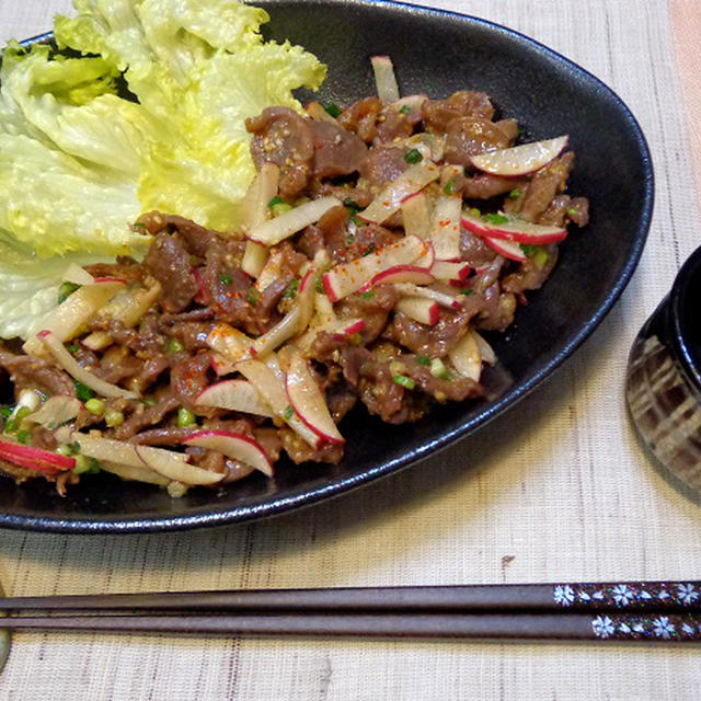 『鶏砂肝焼き マヨネーズ風味』食感やみつき♪簡単おつまみレシピ☆