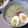 インスタントのとんこつラーメンにちょい足しレシピ☆柑橘系さっぱりとんこつラーメン