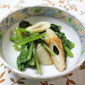 小松菜とちくわの炒めもの　調理時間5～15分