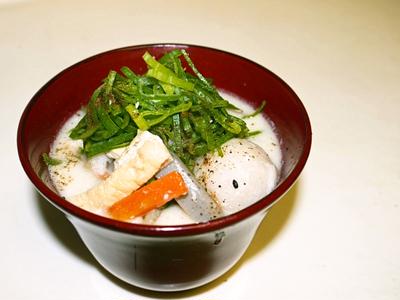 冬のクリーミー粕汁