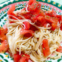 冷製パスタ風トマトそうめん