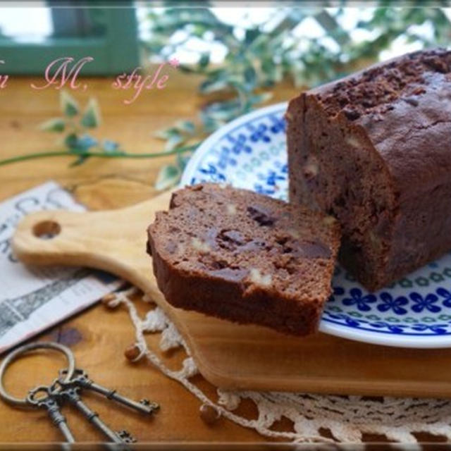 生チョコと胡桃のパウンドケーキ By 桃咲マルクさん レシピブログ 料理ブログのレシピ満載