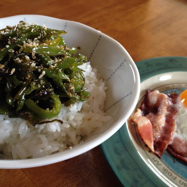 ピーマンご飯