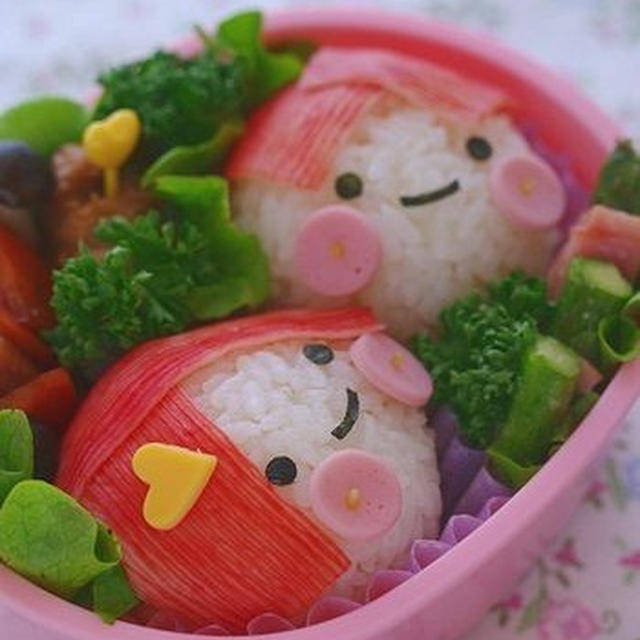 お弁当 男の子と女の子のおにぎりの作り方 By Akinoichigoさん レシピブログ 料理ブログのレシピ満載