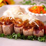 マグロのレアステーキ♪韓国風＆にんじんと枝豆のナムル＆茗荷と生姜の香りご飯