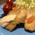 揚げないミニチキンカツ～お酢と果汁のペースト☆ビネ果☆を添えていただきます(#^.^#)♪