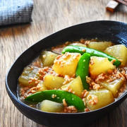 【あったか節約冬レシピ】大根の鶏そぼろあんかけ〈つくりおき〉
