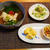 汗の教訓ｄｅさっぱり鶏蕎麦は・・・サラダ冷奴♪・・♪
