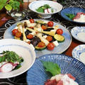 ◆タコの梅ソースにグリル野菜のおうちごはん♪～ゆるやか糖質制限中♪ by fellowさん