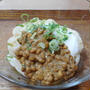 納豆山かけうどん