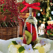 おしゃれなフルーツショートケーキ＊クリスマスやおもてなし