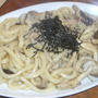 きのこの焼きうどん