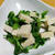 きのうのおつまみ　　大根菜と凍み豆腐のだし煮
