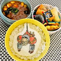 つままれフランキーキャラ弁/母もびっくり！こうた考案の技ありおやつ春巻き