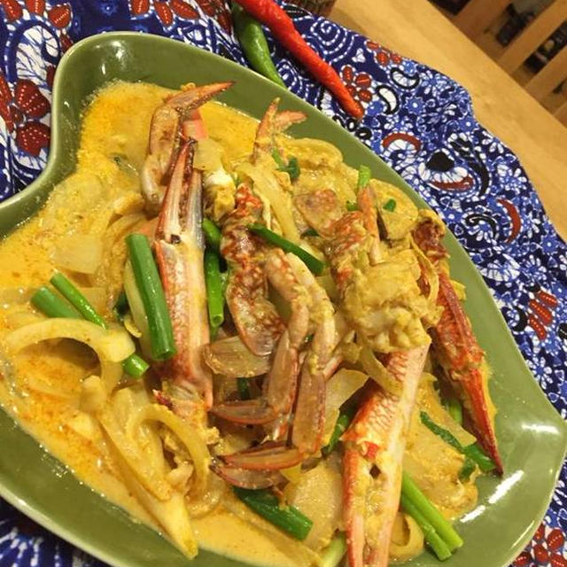タイ風蟹カレー By もこさん レシピブログ 料理ブログのレシピ満載