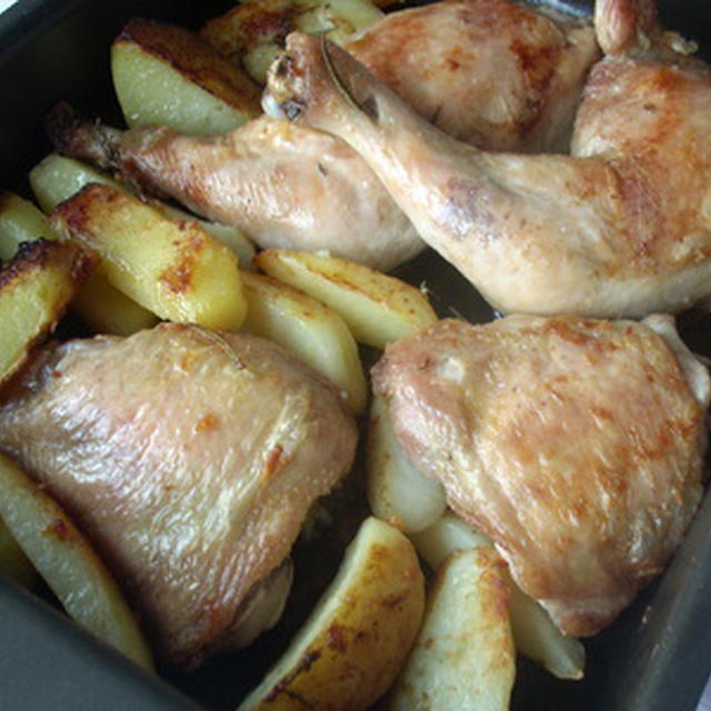 鶏とポテトのオーブン焼き