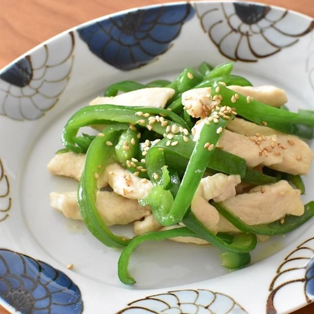 米油でパパっと作る「鶏むね肉とピーマンの中華炒め」