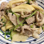 筍と豚肉炒め