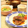 こま切れ肉のおだんご　たまごおろし添え&ねぎのチーズ焼き