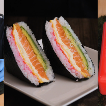 ふわふわサーモンサンドイッチ寿司 - 究極のお寿司の誘惑