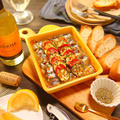 Thyme flavored spanishi style lemon garlic shrimp with colorful vegetables Recipe -No.1641-【English】