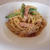 さやいんげんとベーコンの海苔豆乳パスタ