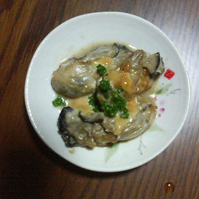 牡蠣の味噌マヨネーズ焼き