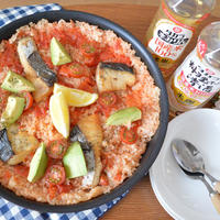 鰆とトマトの炊き込みご飯