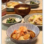さばのしょうが煮　ねぎキムチのっけ*和食ごはん