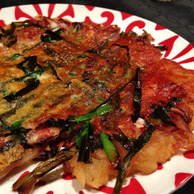 烏賊ニラチーズチヂミ
