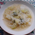 キャベツと長ネギのスープ【Cabbage and Leek Soup】 by りこりすさん