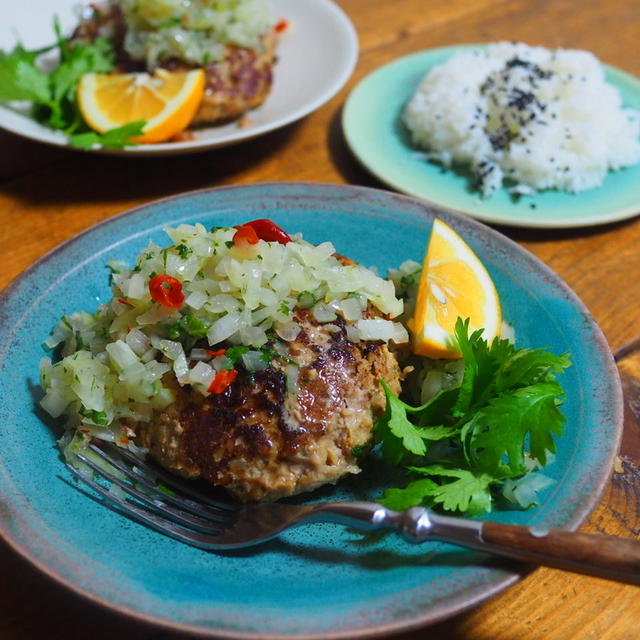 タイ風ハンバーグオニガリソース