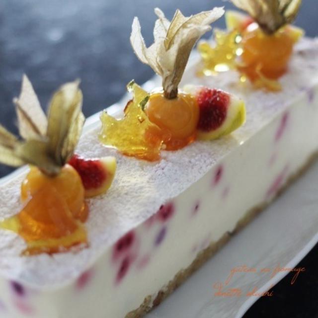 レアチーズケーキ ドライフルーツ By コガリーヌさん レシピブログ 料理ブログのレシピ満載