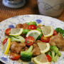 鶏のから揚げ♪レモンマリネ と うなぎの炊き込みご飯。