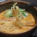 【Recipe】担々麺(『12種のスパイスと挽肉のタコライスソース』の残り物ver)