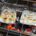 炭火で作る　太刀魚の塩焼