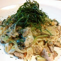 クックモニター当選★「マ・マー 早ゆでパスタ」で秋刀魚のペペロンチーニ。