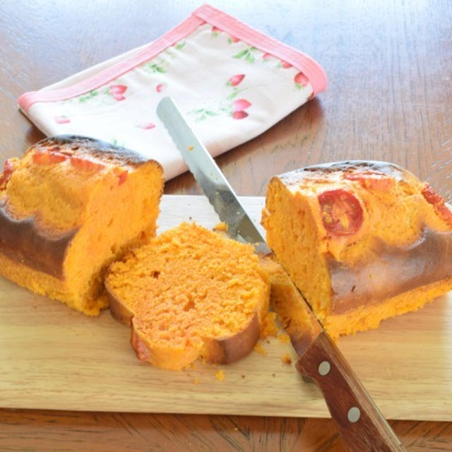 ホットケーキミックスで作るトマトのパウンドケーキ By 豊田 亜紀子さん レシピブログ 料理ブログのレシピ満載