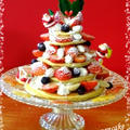クリスマスに・・ツリー仕立てのパンケーキ☆ by Lilicaさん