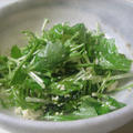 水菜と三つ葉の白和えナムル