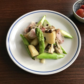 【洋風おかず】生ハムと旬野菜の炒め物レシピ【ジャガイモ消費】